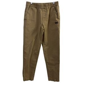 PXG Parsons Extreme Golf Pants Mens Medium Khaki Elastic Chino Embroidered 30x30